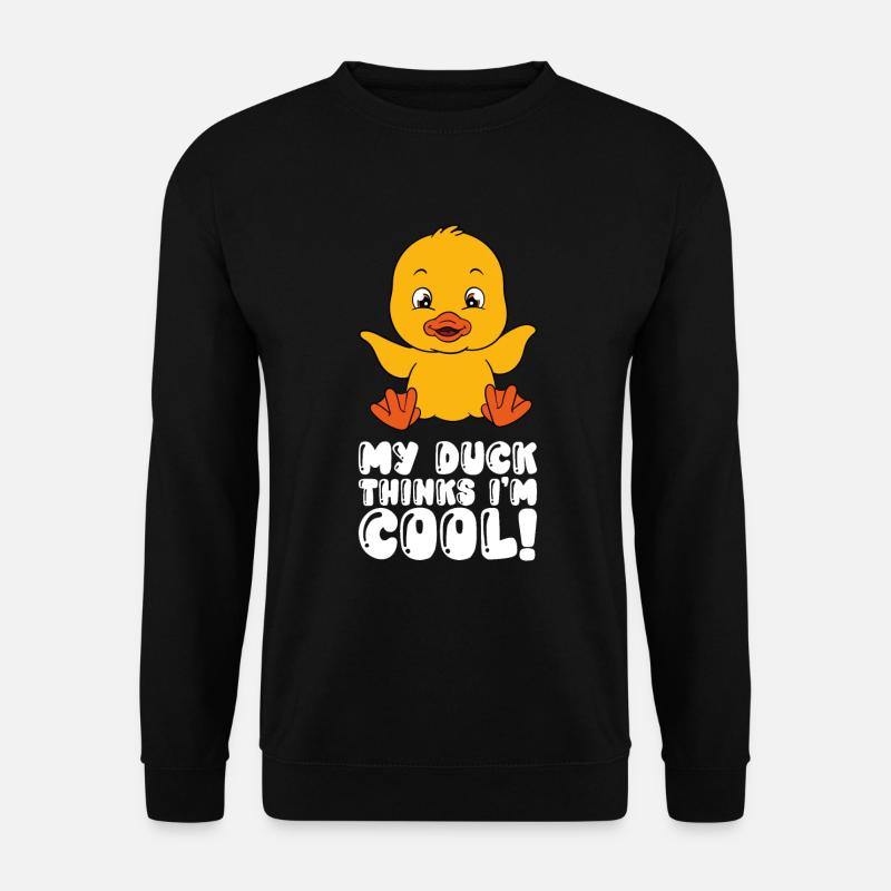 Funny duck Cute ducks - Unisex Sweatshirt - black