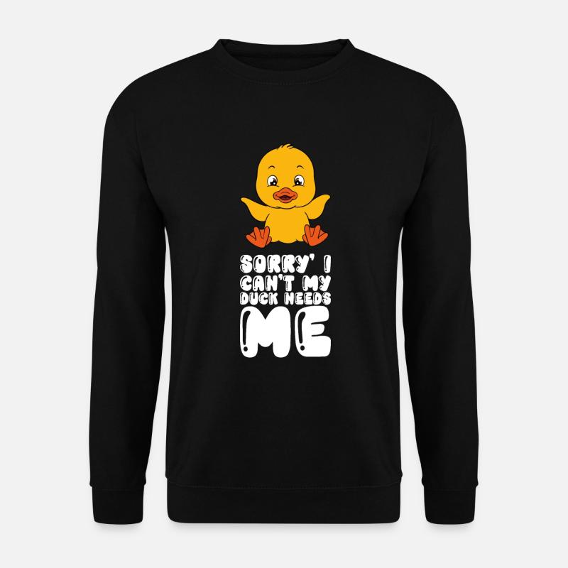 Drôle de canard Canards mignons - Sweat-shirt Unisexe - noir
