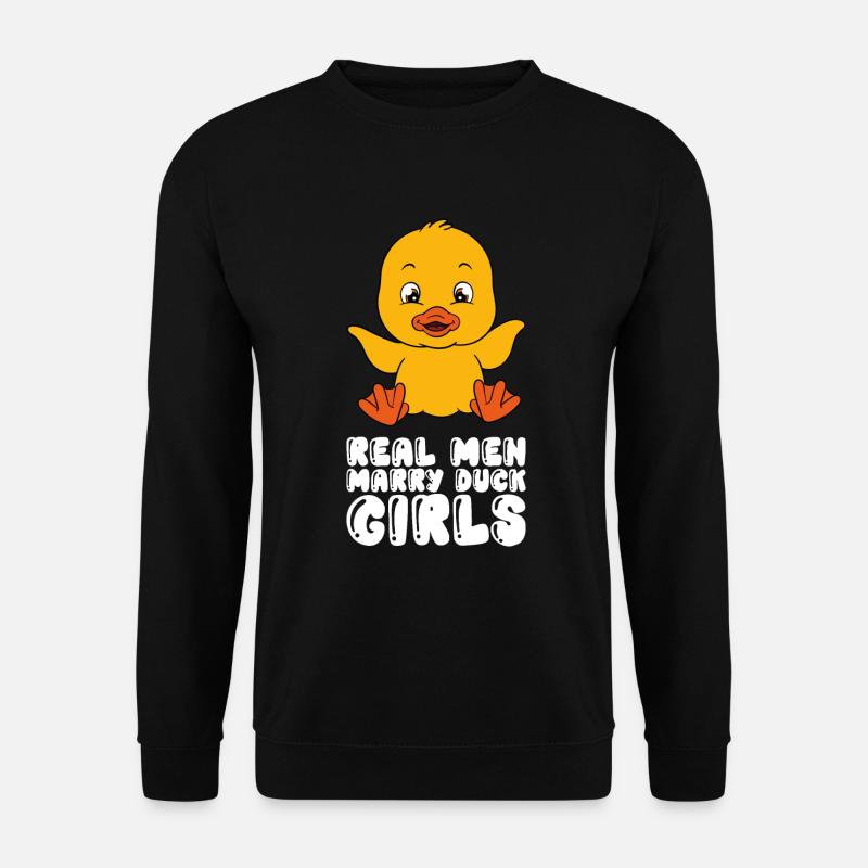 Funny duck Cute ducks - Unisex Sweatshirt - black