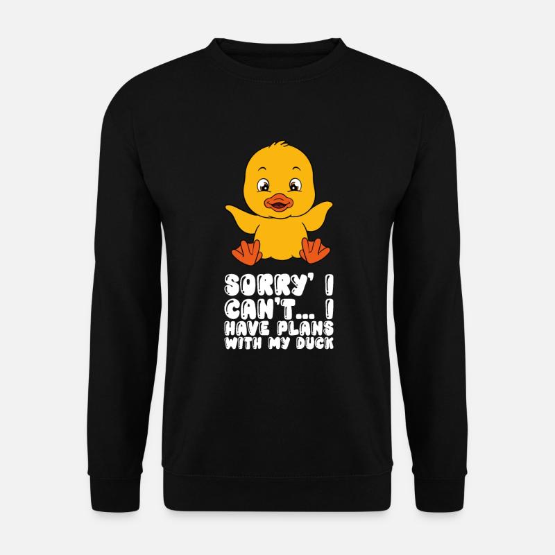 Drôle de canard Canards mignons - Sweat-shirt Unisexe - noir