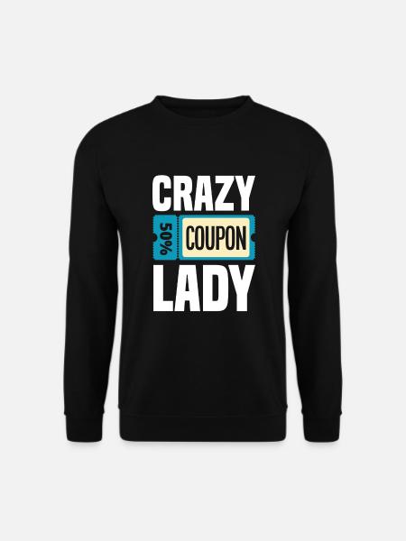 Funny Extreme Couponing Coupon Gift - Unisex Sweatshirt - black