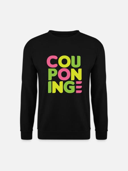 Funny Extreme Couponing Coupon Gift - Unisex Sweatshirt - black