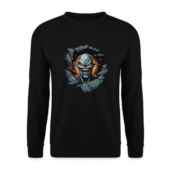 Das Monster in mir - Unisex Pullover - Schwarz - Vorne - Alina (178cm) & Michal (187cm)