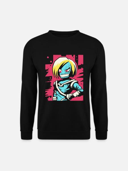General Zombie Rebel Anime - Unisex Sweatshirt - black