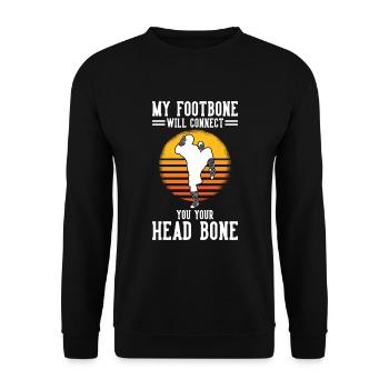 Muay Thai Boxing - Unisex Pullover - Schwarz - Vorne - Alina (178cm) & Michal (187cm)