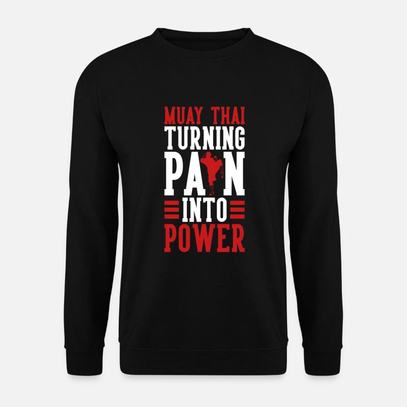 Muay Thai Boxing - Unisex Sweatshirt - black