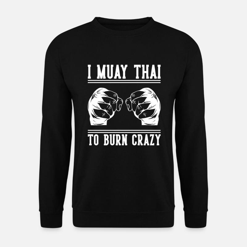 Muay Thai Boxing - Unisex Sweatshirt - black