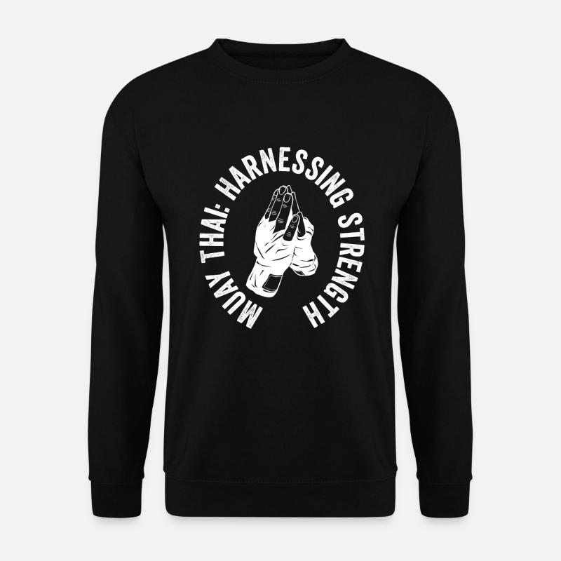 Muay Thai Boxing - Unisex Pullover - Schwarz