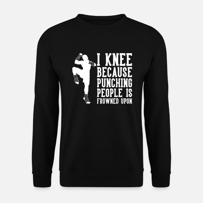 Muay Thai Boxing - Unisex Sweatshirt - black