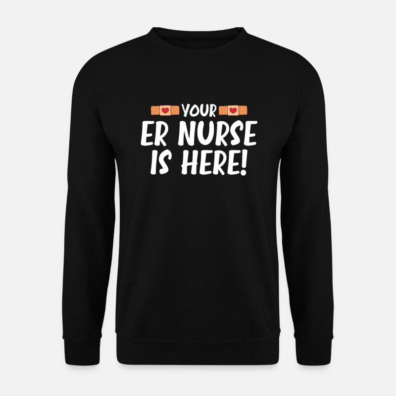 Drôles de cadeaux d’infirmière - Sweat-shirt Unisexe - noir