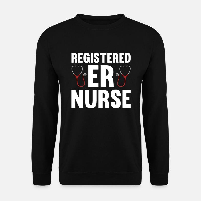 Lustige Krankenschwester Geschenke - Unisex Pullover - Schwarz