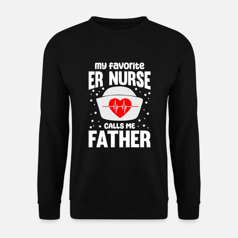 Drôles de cadeaux d’infirmière - Sweat-shirt Unisexe - noir