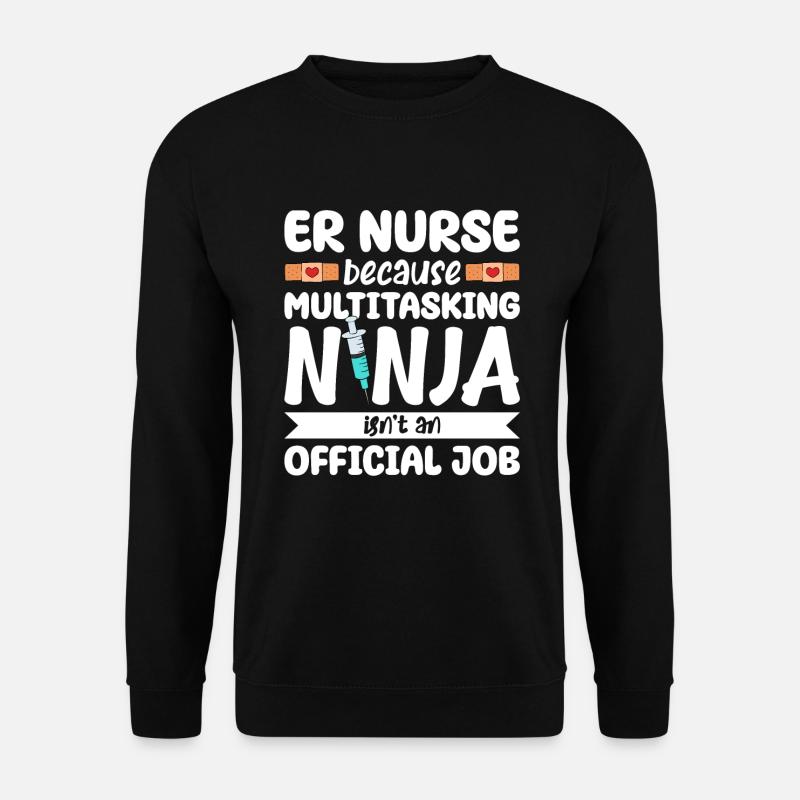 Drôles de cadeaux d’infirmière - Sweat-shirt Unisexe - noir
