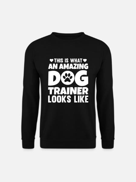 Hundetrainer Hundeschule Hundesport - Unisex Pullover - Schwarz