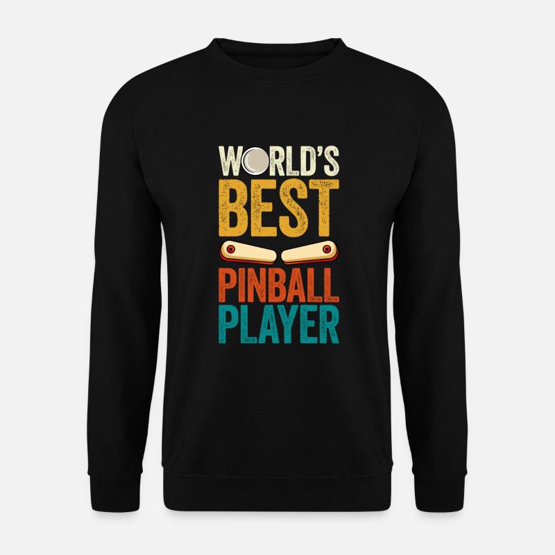 Pinball Maschine Flipper Maschine - Unisex Pullover - Schwarz