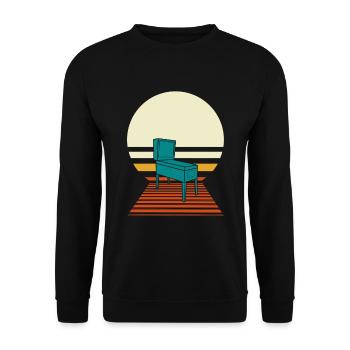 Pinball Machine Pinball Machine - Unisex Sweatshirt - black - Front - Alina (178cm) & Michal (187cm)