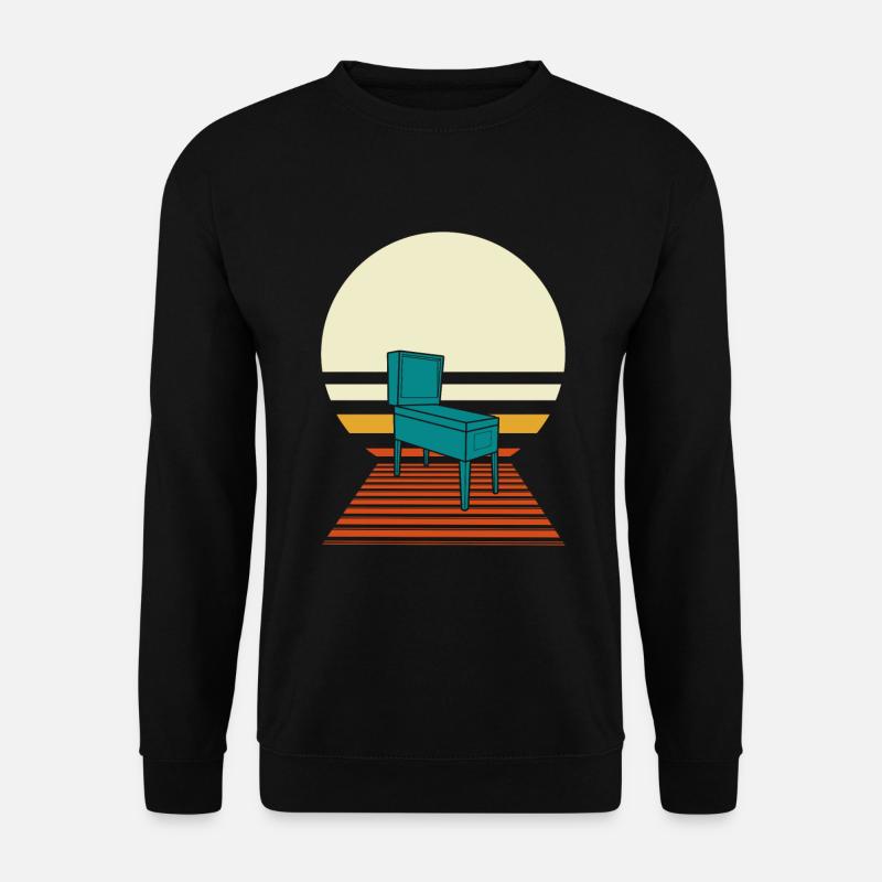Pinball Maschine Flipper Maschine - Unisex Pullover - Schwarz