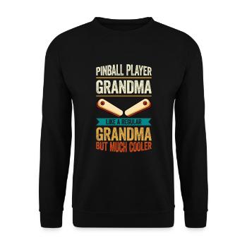 Pinball Machine Pinball Machine - Unisex Sweatshirt - black - Front - Alina (178cm) & Michal (187cm)