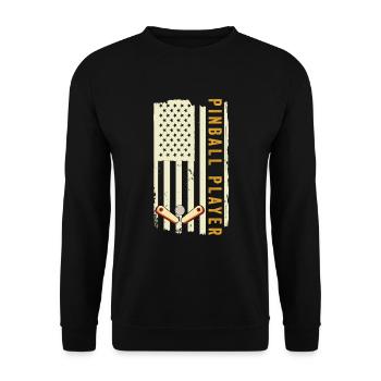 Pinball Machine Pinball Machine - Unisex Sweatshirt - black - Front - Alina (178cm) & Michal (187cm)