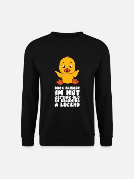 Funny Duck Cute Ducks - Unisex Sweatshirt - black