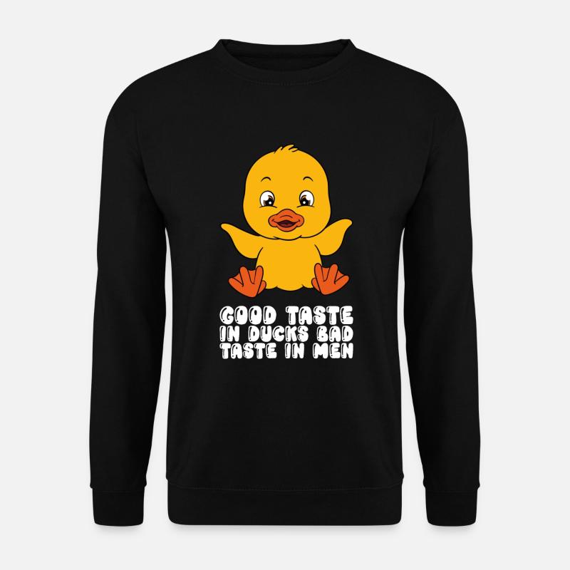 Funny Duck Cute Ducks - Unisex Sweatshirt - black
