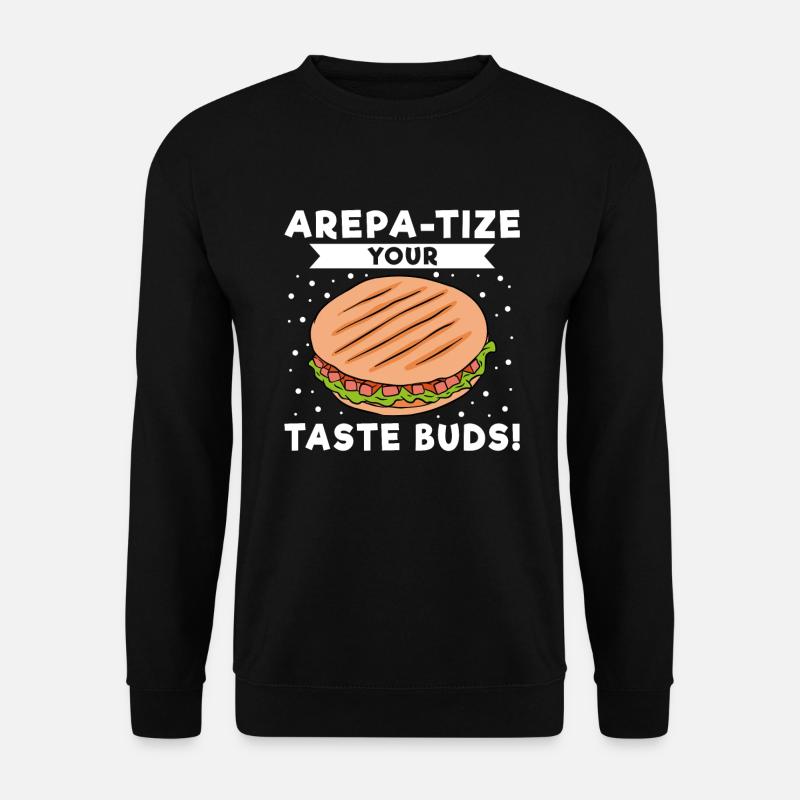 Arepa-tize vos papilles - Sweat-shirt Unisexe - noir