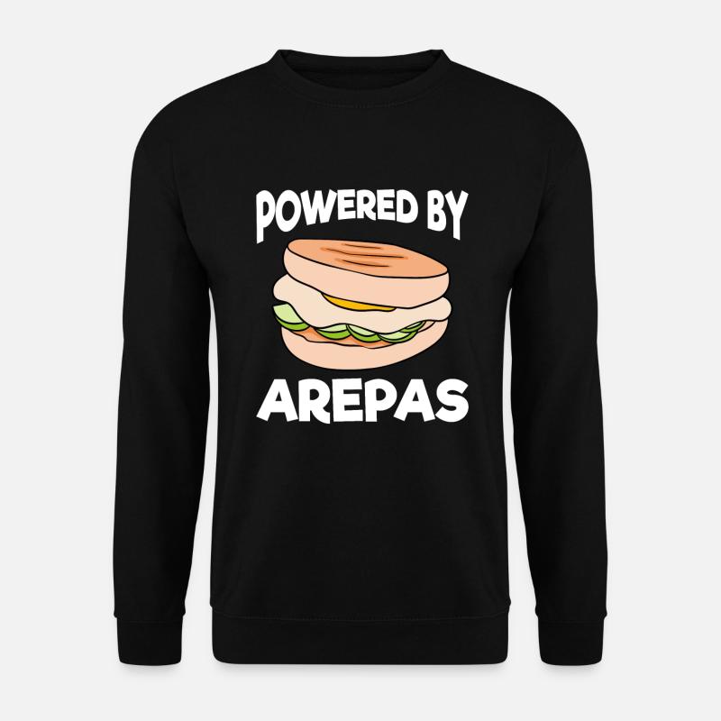 Powered By Arepas - Unisex Pullover - Schwarz