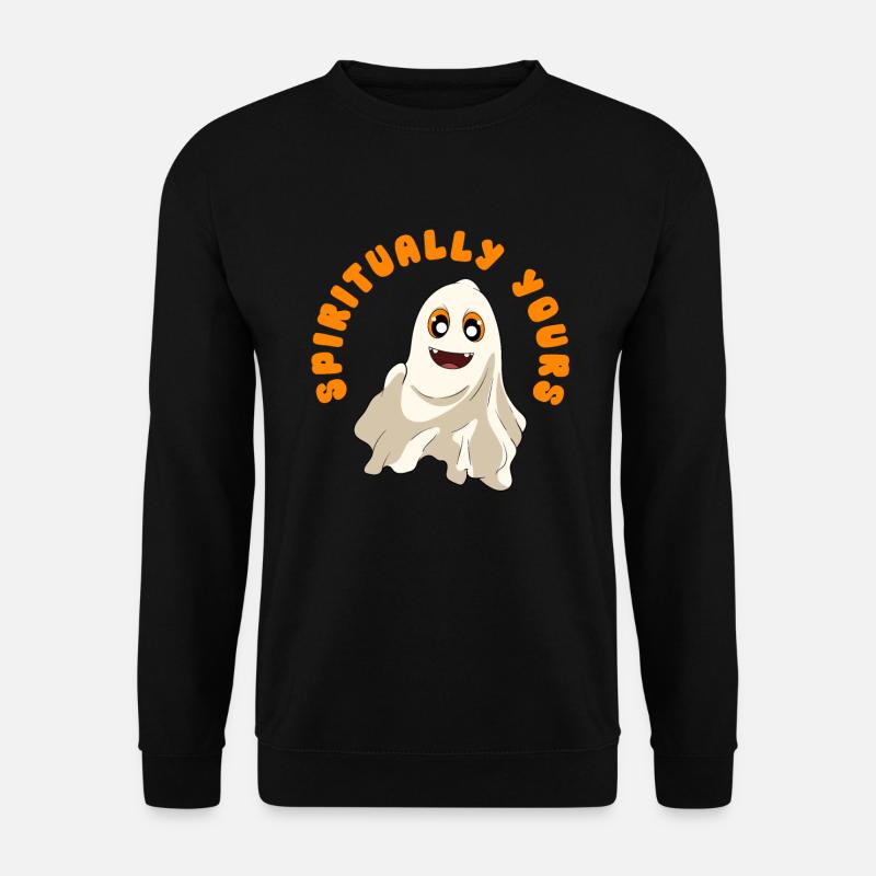 Halloween Pumpkin Halloween Ghost - Unisex Sweatshirt - black