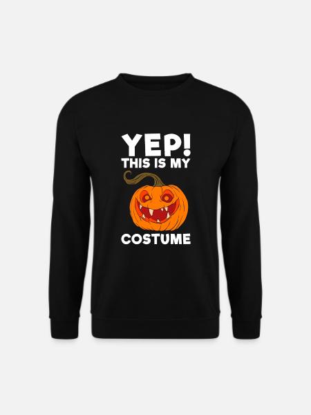Halloween Pumpkin Halloween Ghost - Unisex Sweatshirt - black
