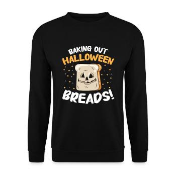 Boulanger Halloween Cadeaux Confiseur - Sweat-shirt Unisexe - noir - Devant - Alina (178cm) & Michal (187cm)