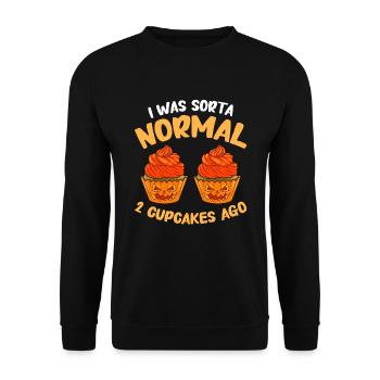 Boulanger Halloween Cadeaux Confiseur - Sweat-shirt Unisexe - noir - Devant - Alina (178cm) & Michal (187cm)