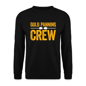 Orpaillage Recherche d’or - Sweat-shirt Unisexe - noir - Devant - Alina (178cm) & Michal (187cm)