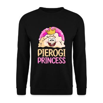 Pierogi Recipe Polish Pierogi - Unisex Sweatshirt - black - Front - Alina (178cm) & Michal (187cm)