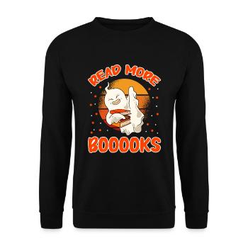 Lustige Lehrer Halloween Geschenke - Unisex Pullover - Schwarz - Vorne - Alina (178cm) & Michal (187cm)