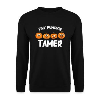 Cadeaux d’Halloween drôle de professeur - Sweat-shirt Unisexe - noir - Devant - Alina (178cm) & Michal (187cm)