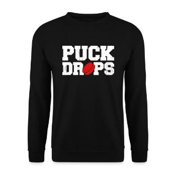 Dicton de hockey sur glace pour les joueurs de hockey sur glace - Sweat-shirt Unisexe - noir - Devant - Alina (178cm) & Michal (187cm)