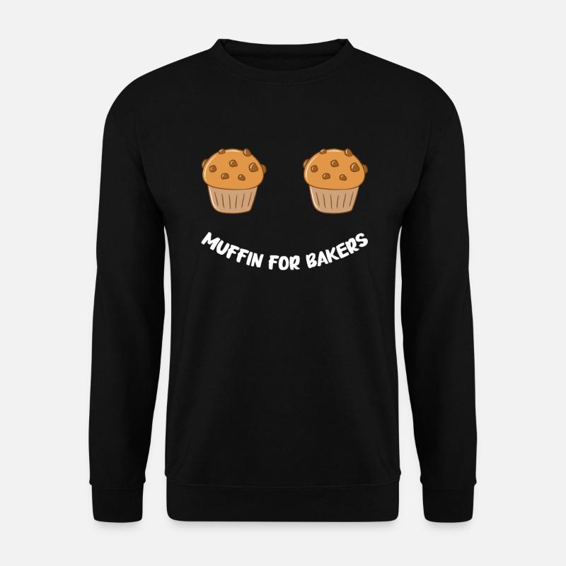 Brot backen Bäcker Bäckerei Brot machen - Unisex Pullover - Schwarz
