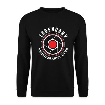 Drôle Photographie Photographe Photographe Cadeau - Sweat-shirt Unisexe - noir - Devant - Alina (178cm) & Michal (187cm)