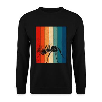 Antkeeping Ameisenzucht Ameisen - Unisex Pullover - Schwarz - Vorne - Alina (178cm) & Michal (187cm)