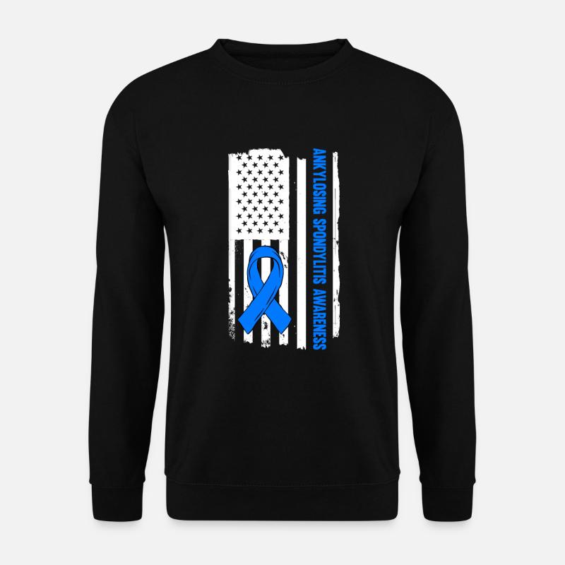 Ankylosing spondylitis, ankylosing spondylitis - Unisex Sweatshirt - black