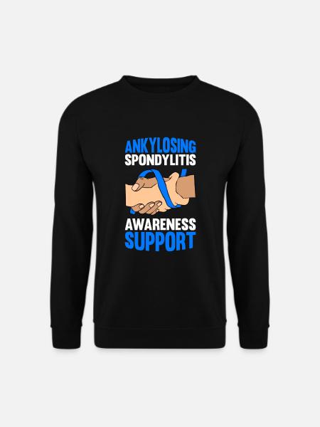 Ankylosing spondylitis, ankylosing spondylitis - Unisex Sweatshirt - black