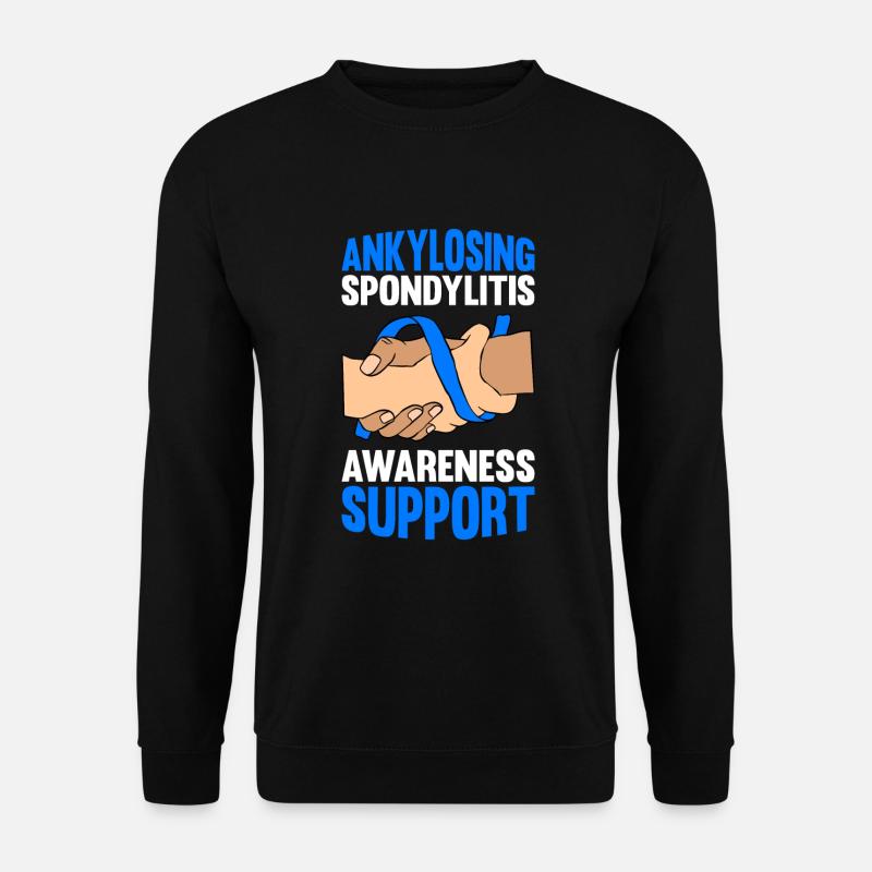 Ankylosing spondylitis, ankylosing spondylitis - Unisex Sweatshirt - black
