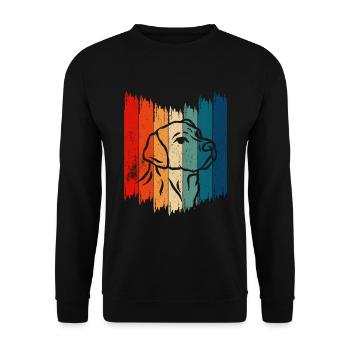 Labrador Dog Labrador Retriever - Unisex Sweatshirt - black - Front - Alina (178cm) & Michal (187cm)