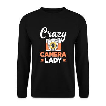 Drôle Photographie Photographe Photographe Cadeau - Sweat-shirt Unisexe - noir - Devant - Alina (178cm) & Michal (187cm)