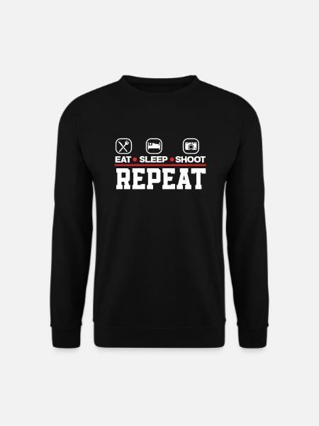 Lustiges Fotografie Fotograf Fotografen Geschenk - Unisex Pullover - Schwarz