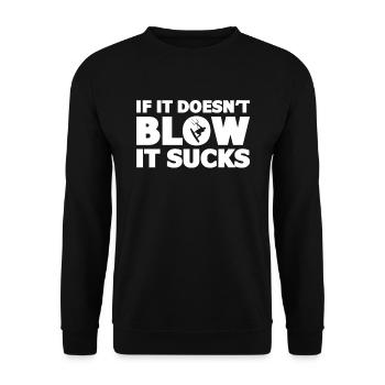Kiteboarding Kitesurfer Kitesurfing Kiteboarder - Unisex Sweatshirt - black - Front - Alina (178cm) & Michal (187cm)
