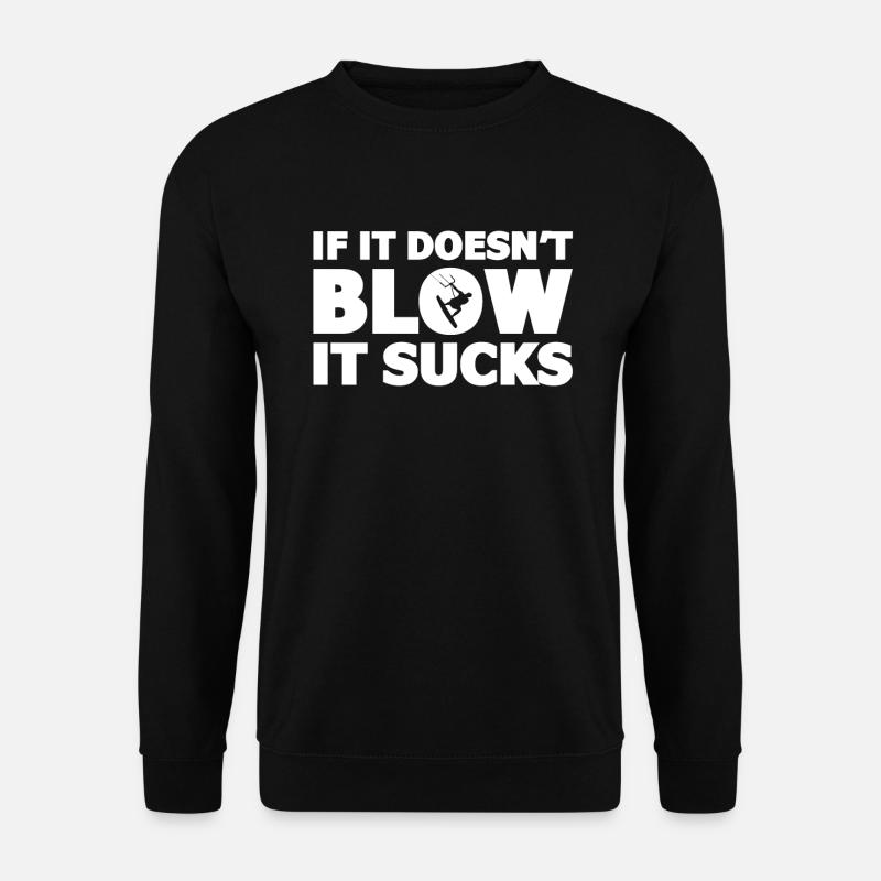 Kiteboarding Kitesurfer Kitesurfing Kiteboarder - Unisex Sweatshirt - black