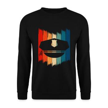 Security Clothing Security Accessories - Unisex Sweatshirt - black - Front - Alina (178cm) & Michal (187cm)