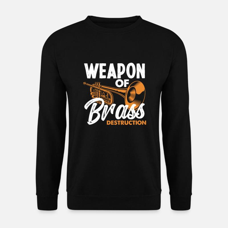 Trompete Trompeter Trompeten Spieler - Unisex Pullover - Schwarz