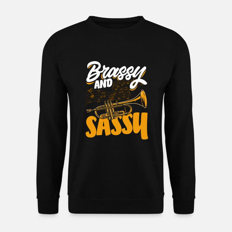 Trompete Trompeter Trompeten Spieler - Unisex Pullover - Schwarz